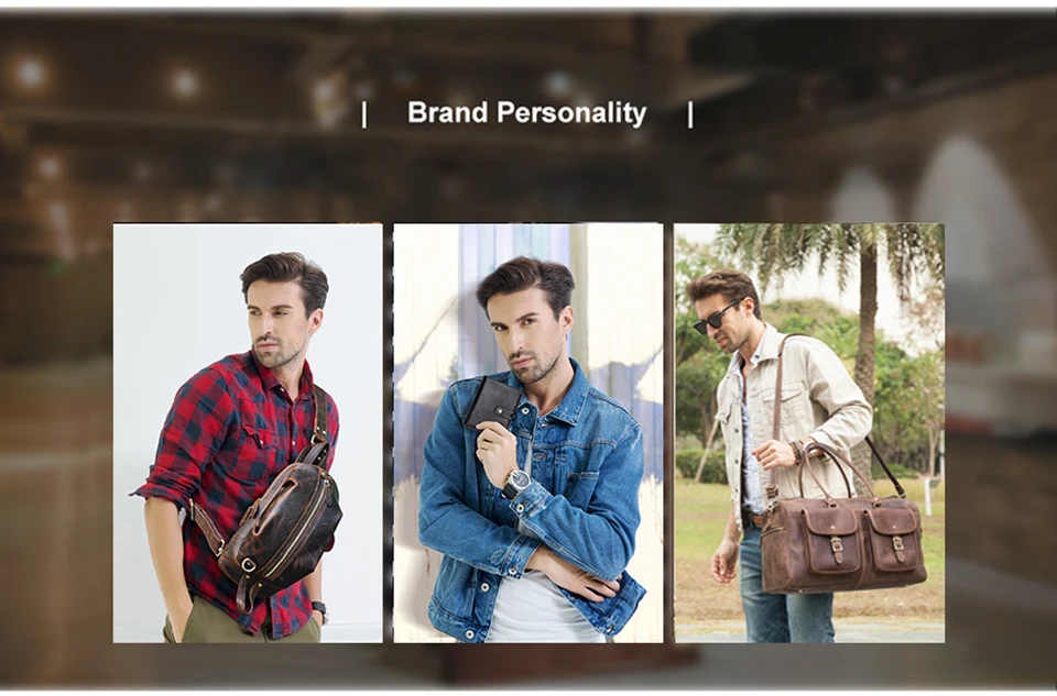 CONTACT'S Business Men Briefcase Crazy Horse Leather Shoulder Messenger Bags Luxury Brand Latop Bag for 15.6 inch Tote Handbags