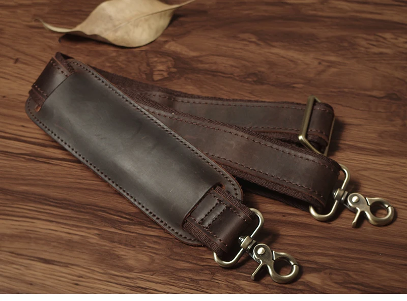 NUKA Men's Executive Briefcase Genuine Leather Business Handbag Top Cowhide Vintage Shoulder Bag Man Office Laptop Messenger Bag