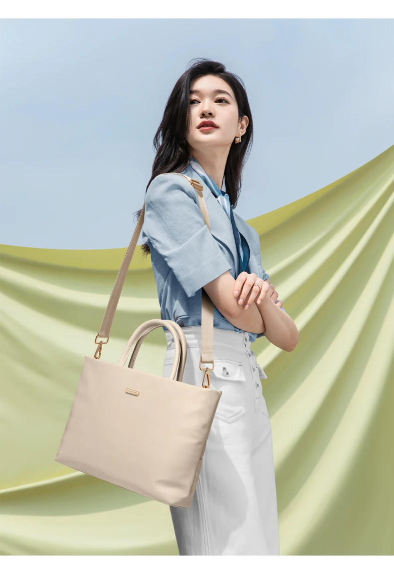GOLF Laptop Bag 16 Inch Shoulder Woman New Briefcase Women Handbag Waterproof Ultra Slim Commuter Business Office Work Bag Solid