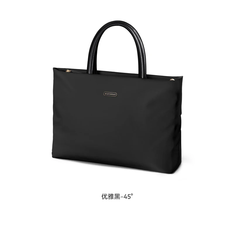 GOLF Laptop Bag 16 Inch Shoulder Woman New Briefcase Women Handbag Waterproof Ultra Slim Commuter Business Office Work Bag Solid