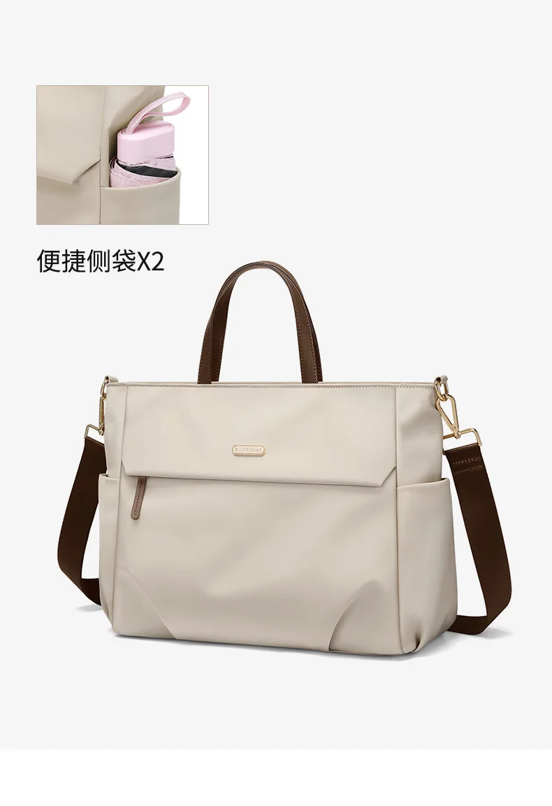 GOLF Women Business Handbag Briefcase Laptop Bag 15 Inch Waterproof Work Office Bag for Ladies Commuter Shoulder Bags Computer
