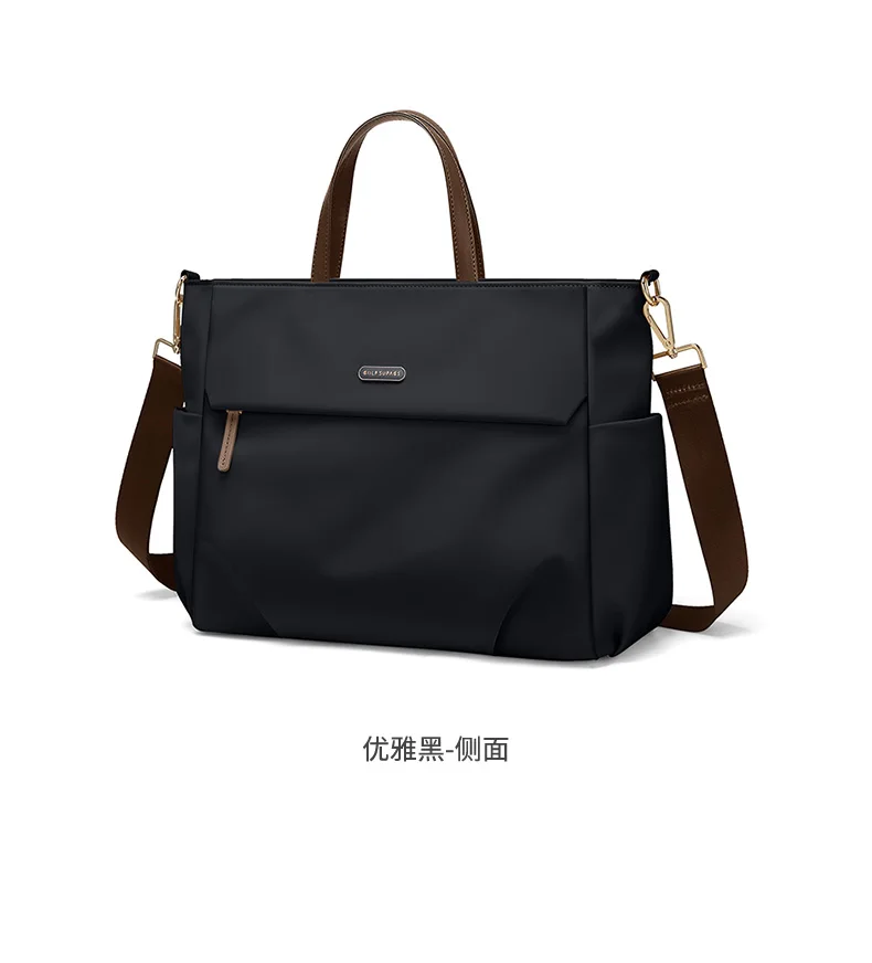 GOLF Women Business Handbag Briefcase Laptop Bag 15 Inch Waterproof Work Office Bag for Ladies Commuter Shoulder Bags Computer