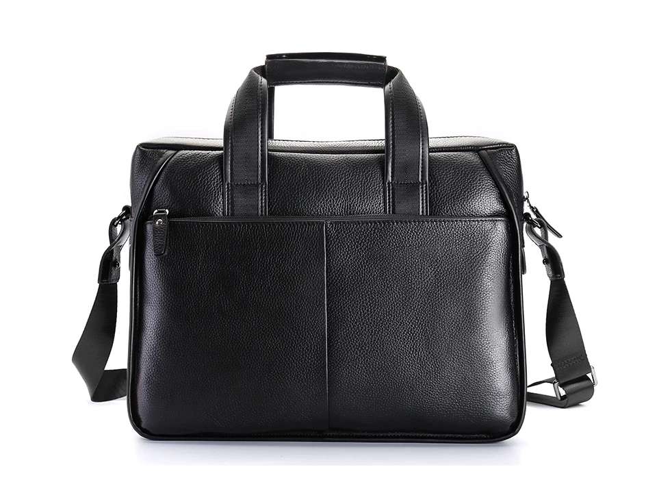 Brand Man Bag Genuine Leather Briefcase Men Business Handbag Messenger Bags Male Vintage Men's Shoulder Bag Large Capacity