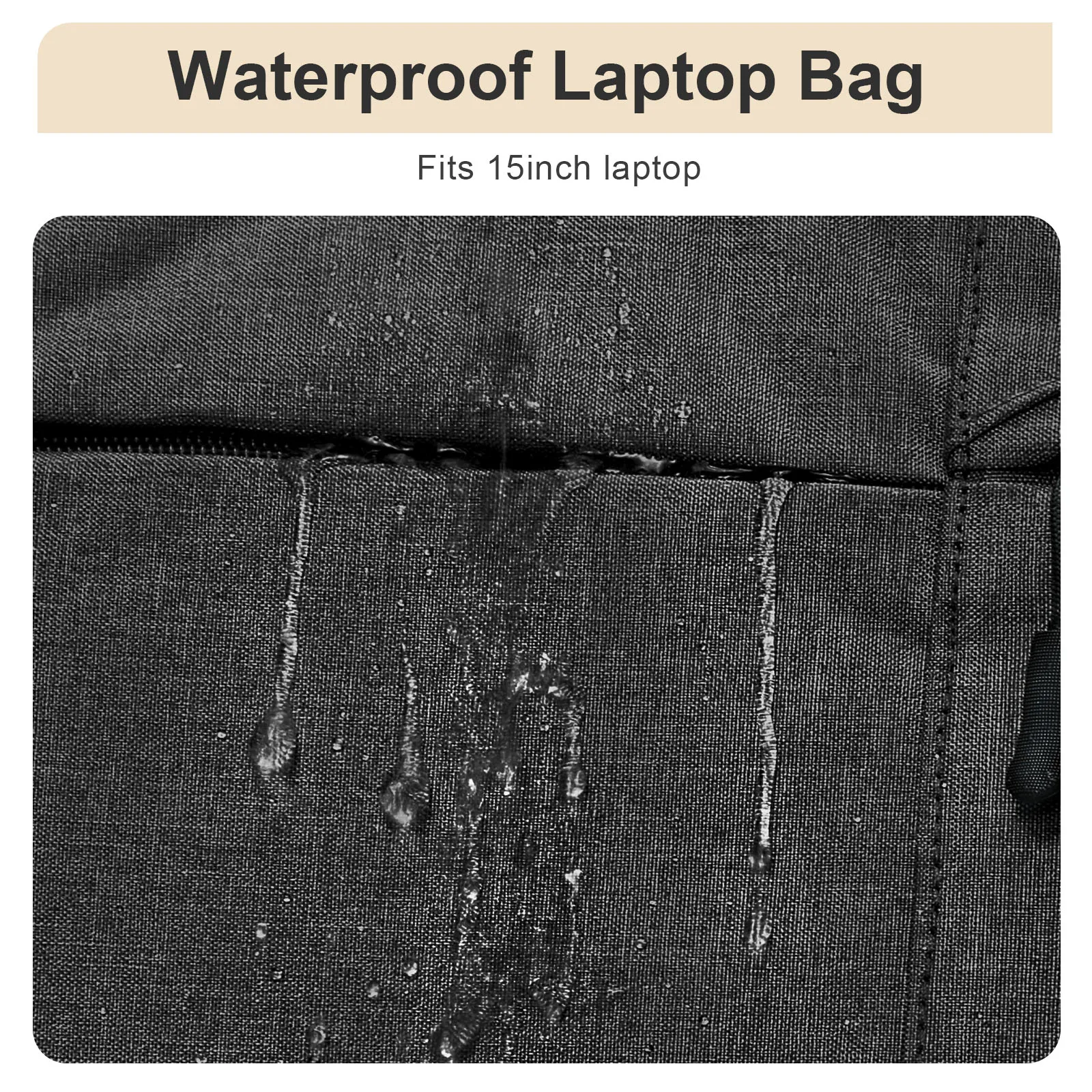 Waterproof Laptop Bag Briefcase 13 14 15Inch, Laptop Sleeve Bag 13 14 15 Inch for Lenovo HP etc Notebook Handbag Bag Men Women