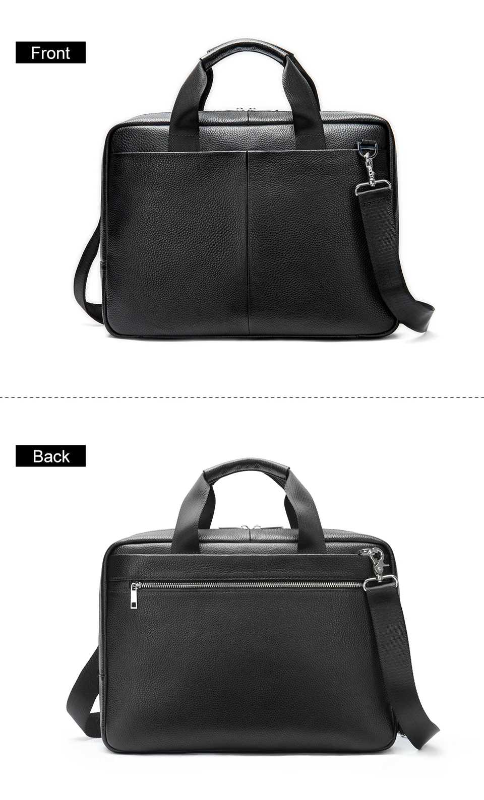 WESTAL 15 inch Laptop Bag for Men's Briefcases Genuine Leather Men's Executive Briefcase Portafolio Business Men Computer Bags
