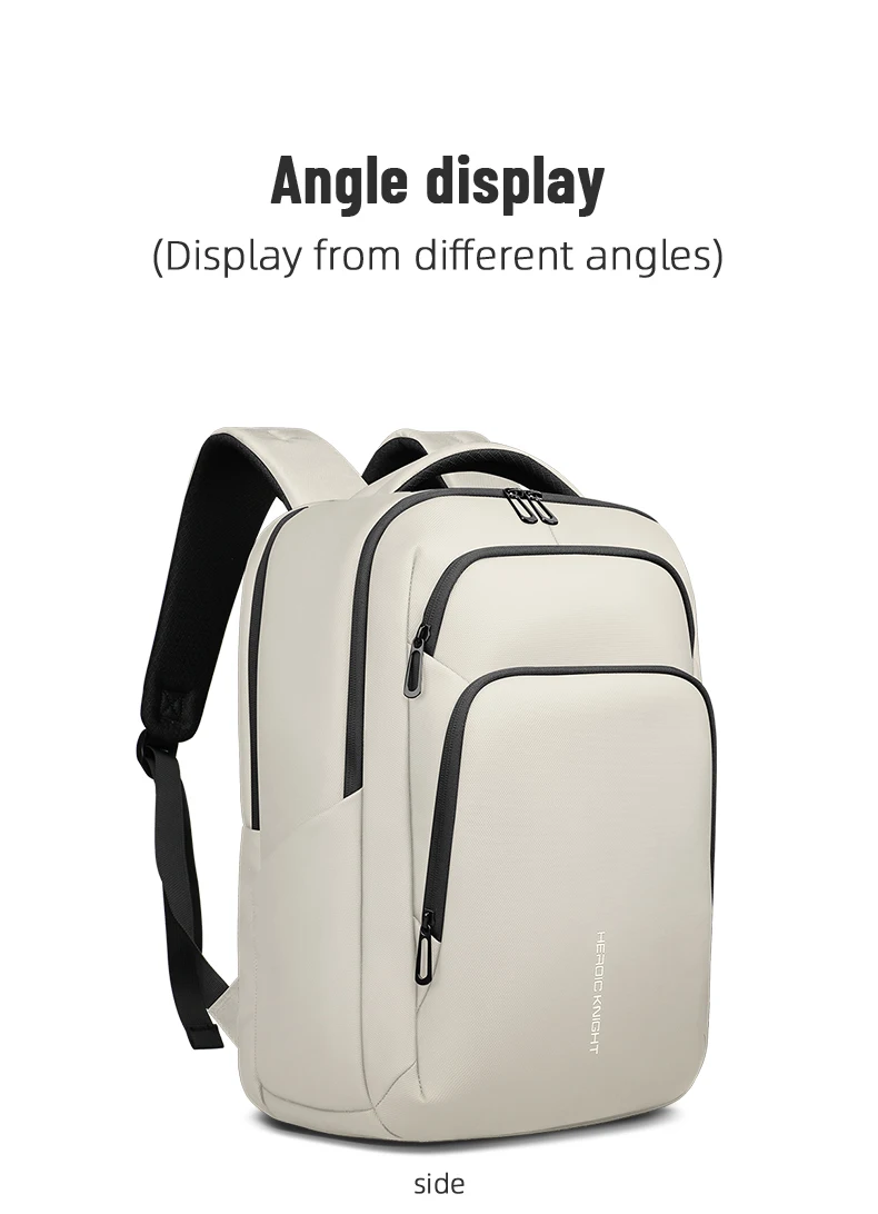 HK Water-repellent Commuter Business Backpack 17-inch Large-Capacity Men Laptop Backpack High-Quality Lightweight Elite Backpack