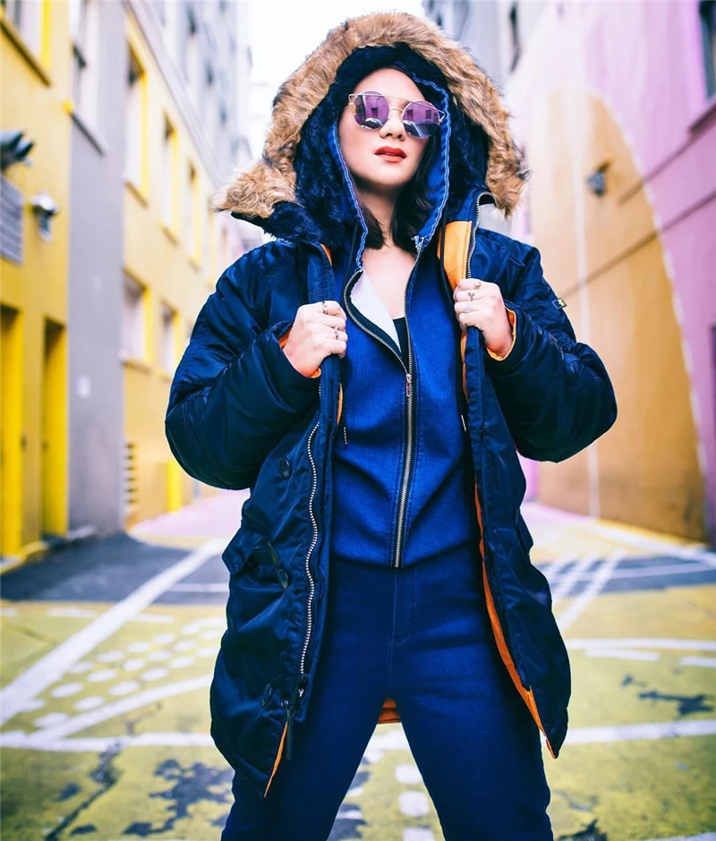 2025 Winter N3B Puffer Men Long Куртка Аляска Coat Military Fur Hood Warm Tactical Parka Army Korean Thick Parka
