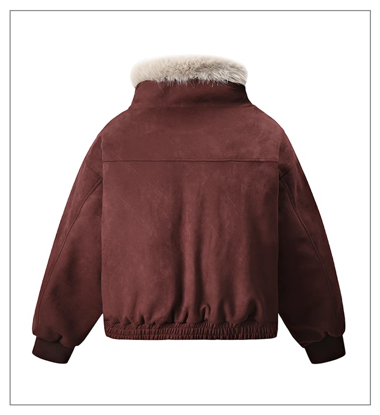 Vintage Thicken Fleece Warm Jackets Streetwear Harajuku Hip Hop Padded Jackets Outwear Winter Jackets Fur Collar Parkas Coat Men