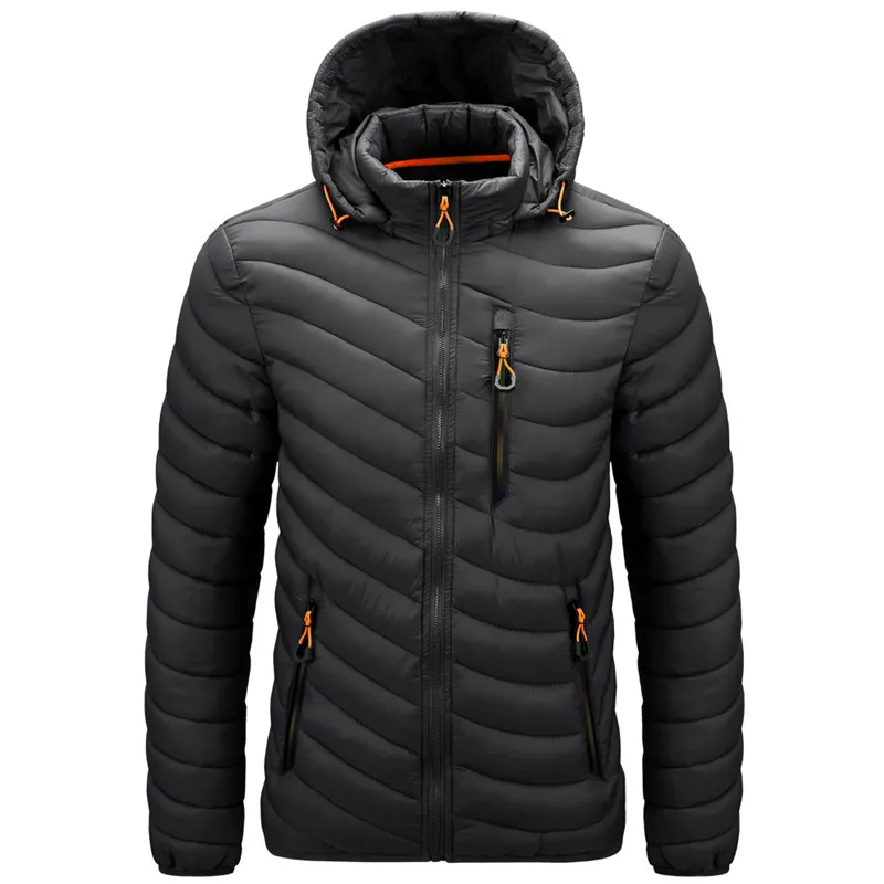 CHAIFENKO Brand Winter Warm Waterproof Jacket Men 2025 New Autumn Thick Hooded Parkas Mens Fashion Casual Slim Jacket Coat Men