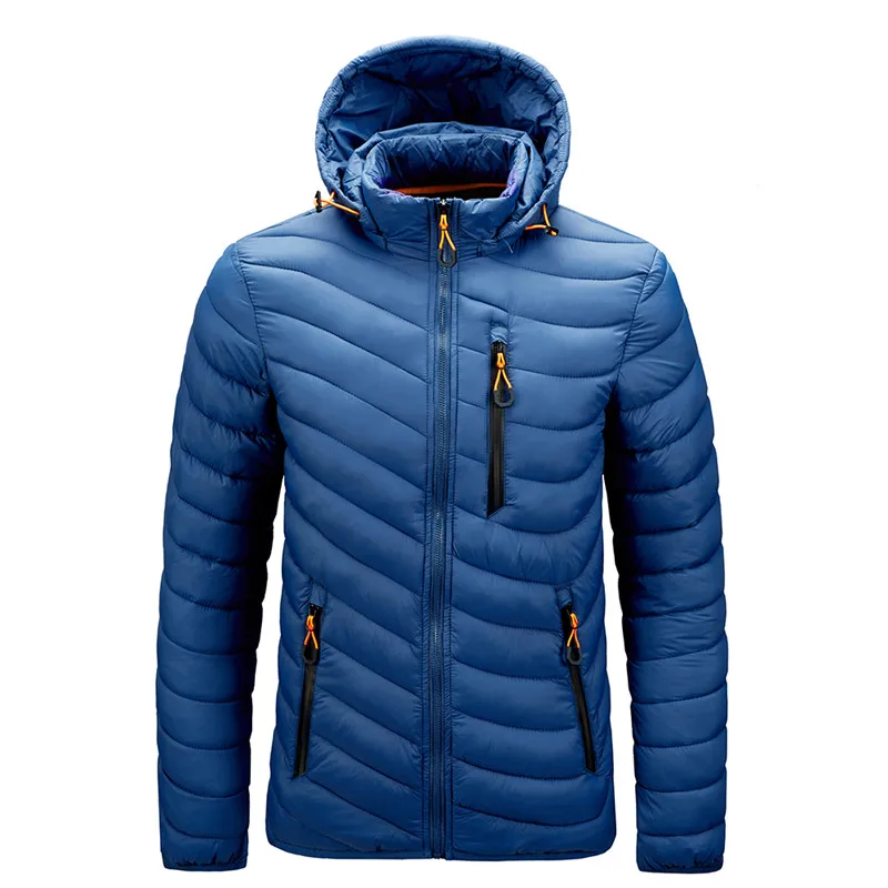 CHAIFENKO Brand Winter Warm Waterproof Jacket Men 2025 New Autumn Thick Hooded Parkas Mens Fashion Casual Slim Jacket Coat Men