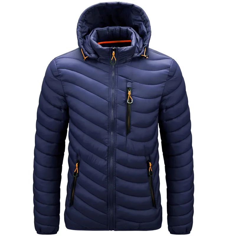 CHAIFENKO Brand Winter Warm Waterproof Jacket Men 2025 New Autumn Thick Hooded Parkas Mens Fashion Casual Slim Jacket Coat Men