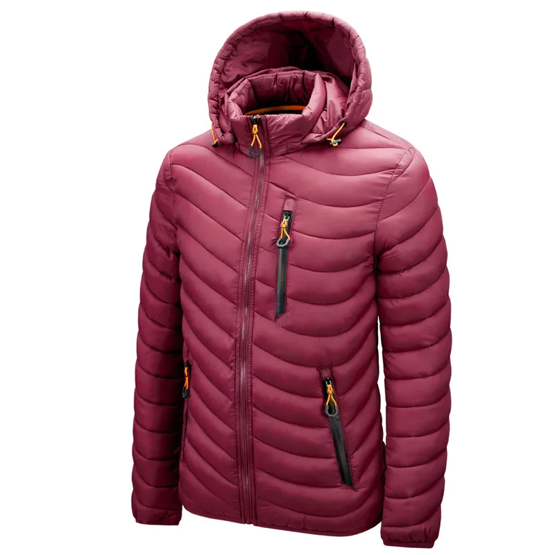 CHAIFENKO Brand Winter Warm Waterproof Jacket Men 2025 New Autumn Thick Hooded Parkas Mens Fashion Casual Slim Jacket Coat Men