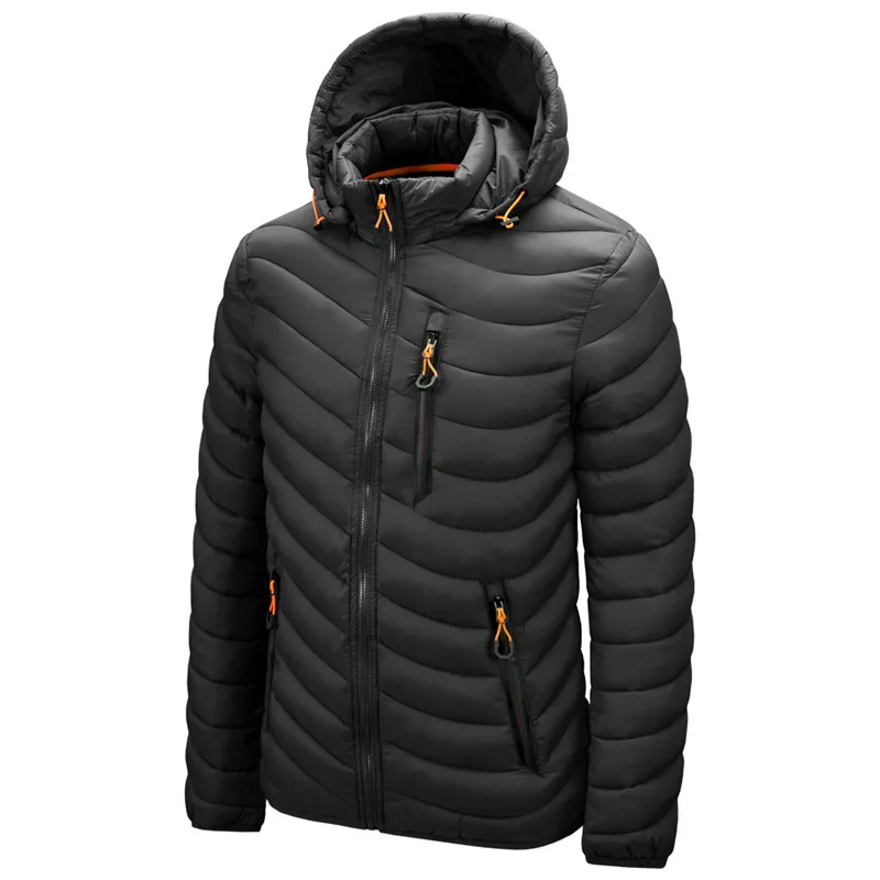 CHAIFENKO Brand Winter Warm Waterproof Jacket Men 2025 New Autumn Thick Hooded Parkas Mens Fashion Casual Slim Jacket Coat Men