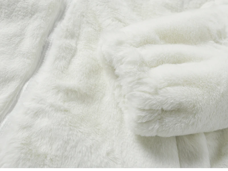 HISTREX Men Rabbit Fur Jacket Parkas,Hip Hop Fluffy Coat,Winter Fleece Overcoat,Harajuku Outerwear Streetwear,Korean Y2k Clothes