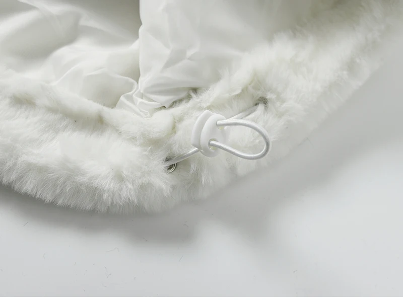HISTREX Men Rabbit Fur Jacket Parkas,Hip Hop Fluffy Coat,Winter Fleece Overcoat,Harajuku Outerwear Streetwear,Korean Y2k Clothes