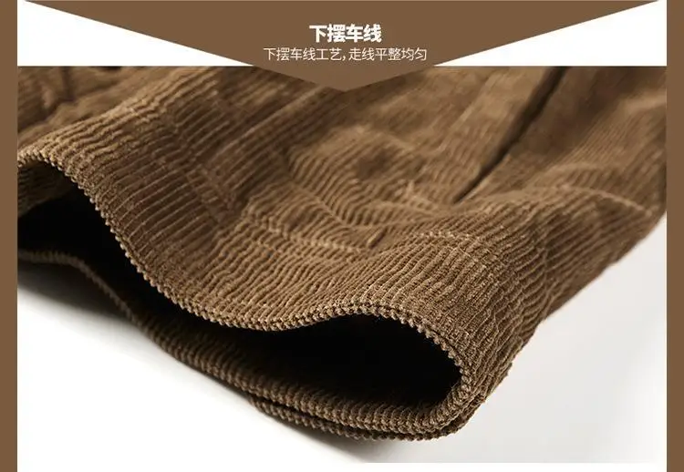 Men's Wear Single Breasted Loose Jacket Men's Corduroy Jacket Coat Winter Jacket Fashion Coat Casual Plush Outfit Winproof Coats