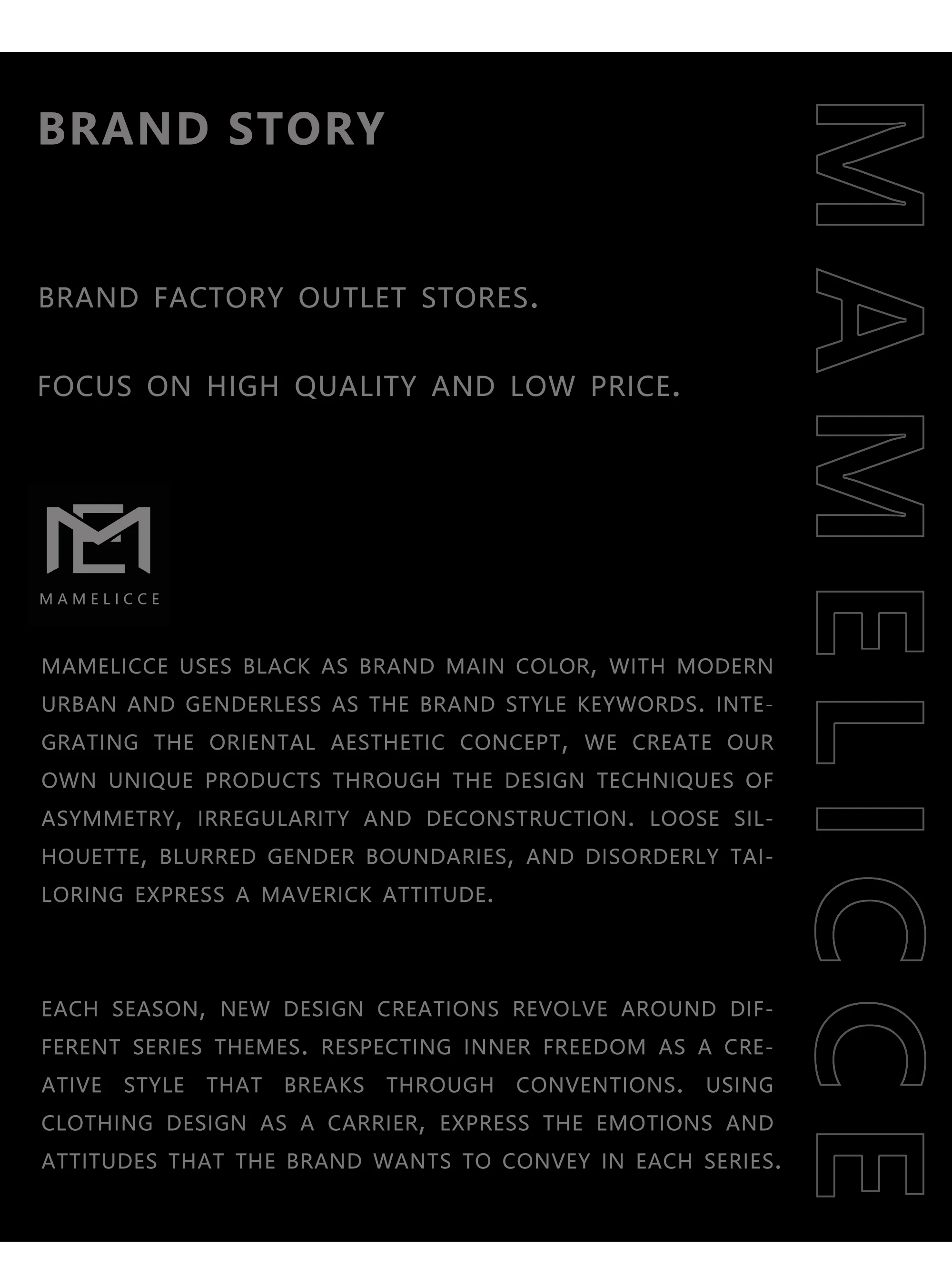 MAMELICCE Original design Men's knitted high collar faux woolen cotton jacket loose thick co high quality padding jackets