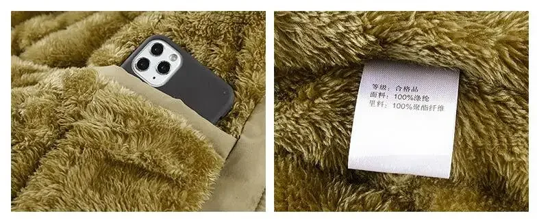 Multi Pockets Warm Parkas Fleece Down Jackets New Fashion Male Outdoor Tooling Casual Jackets 6XL Men Hooded Long Winter Jackets