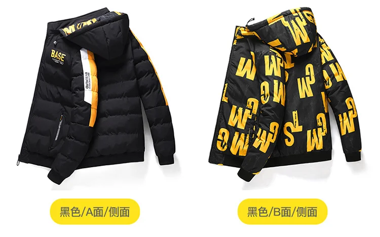 Men's winter jacket and coat Cotton coat 2024 new style parkas male hooded jacket Men's windproof thick warm man's fashion parka