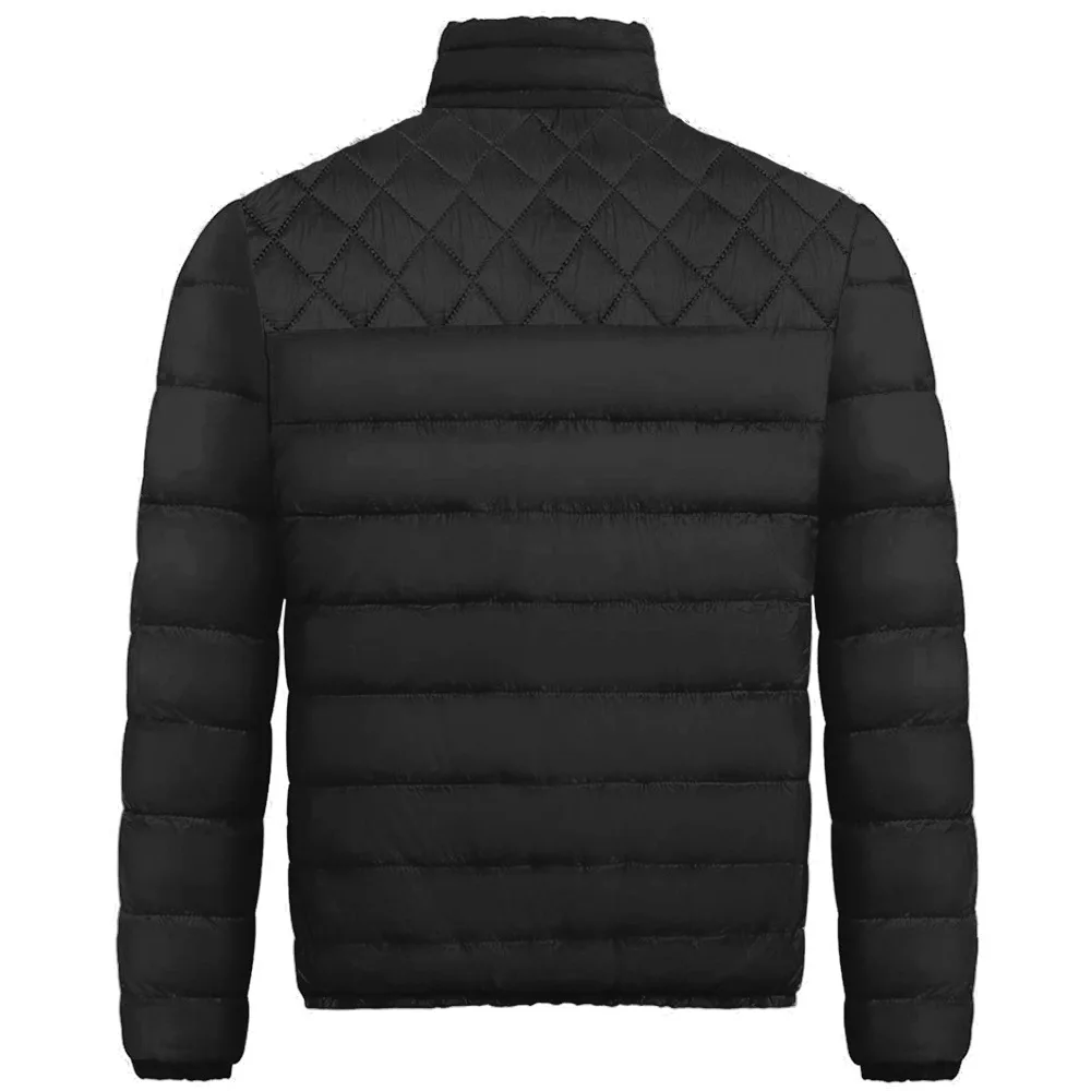 2023 Autumn Winter Men's Stand-up Collar Zipper Cotton Jacke Tops Warm Comfortable Man Jackets Tops Comfortable Down Jacket