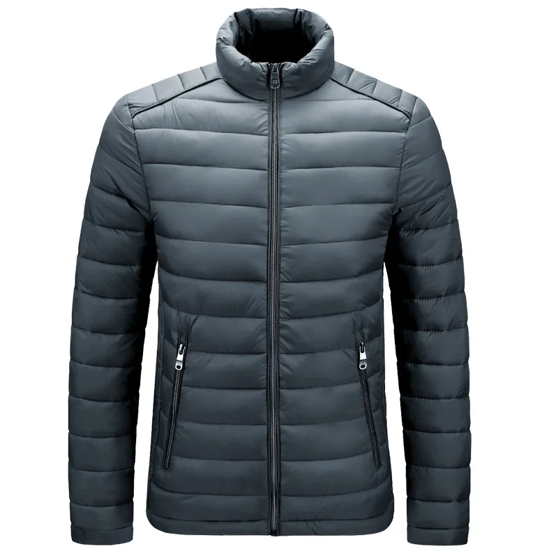 Autumn Winter New Men's Parkas Fashion Warm Stand Collar Jackets Parkas Coat Men Casual Windproof Parka Slim Outwear Man 6XL