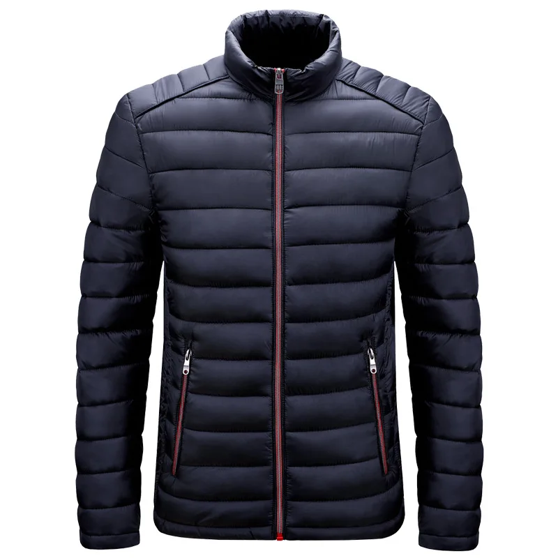 Autumn Winter New Men's Parkas Fashion Warm Stand Collar Jackets Parkas Coat Men Casual Windproof Parka Slim Outwear Man 6XL