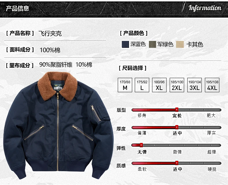 Fleece Bomber Coats Military Outdoor Cotton-Padded Windbreakers Men Clothing Men's Thicken Parkas Warm Winter Jacket Cashmere