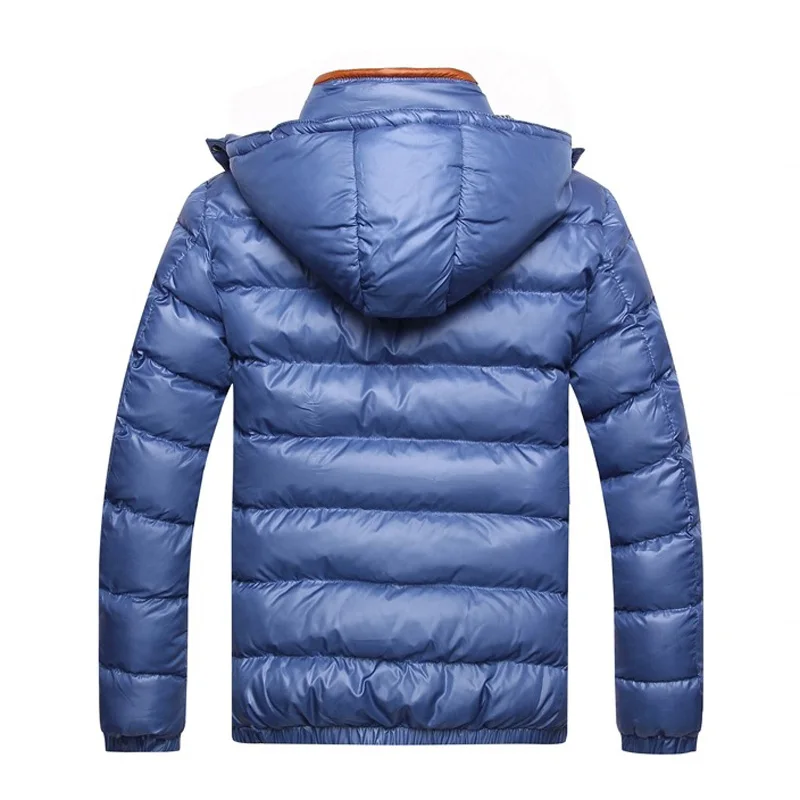 2025 Men's Casual Jacket Cotton Parka Coat Autumn Winter Hooded Cotton Padded Jacket Windproof Outdoor Travel Outwear MY136