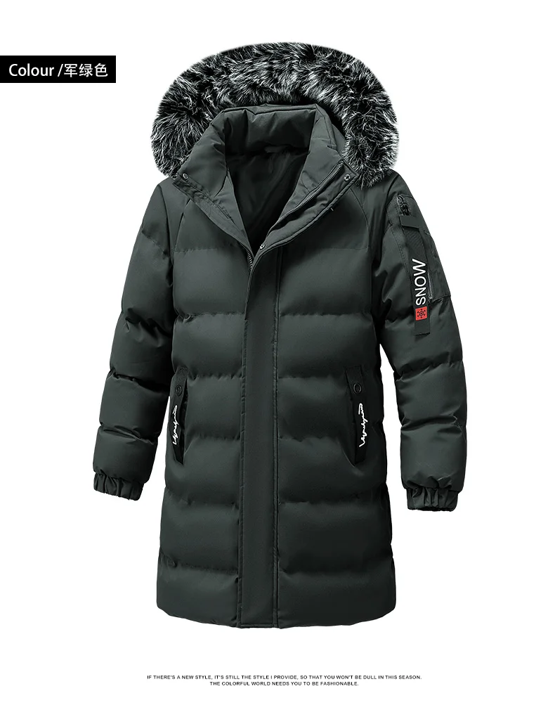 Man Parkas Hooded Winter Windproof Male Thick Warm Coat Plus Size Men Hooded Fashion Mens New Parkas Thicken Jacket Parkas men