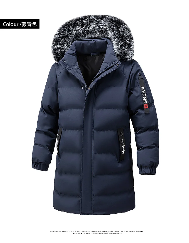 Man Parkas Hooded Winter Windproof Male Thick Warm Coat Plus Size Men Hooded Fashion Mens New Parkas Thicken Jacket Parkas men