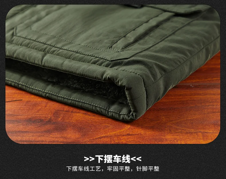 Fashion Winter Parka Military Men Thicken Hooded Coats Casual Warm Windbreaker Male Military Winter Jackets Outerwear Clothing