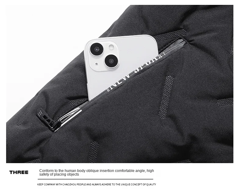 Men's Winter Faux Wool Cotton Coat Thick Cotton Coat Warm and Casual Versatile Loose and Oversized Stand Up Collar Cotton Coat