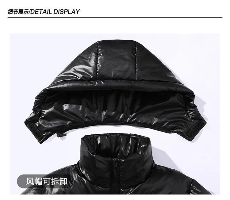 New Brand Male Parkas Plus Size Fashion Man Jacket and Coat Men Thick Winter Jacket Warm Wool Liner Windproof 4XL Hooded jacket