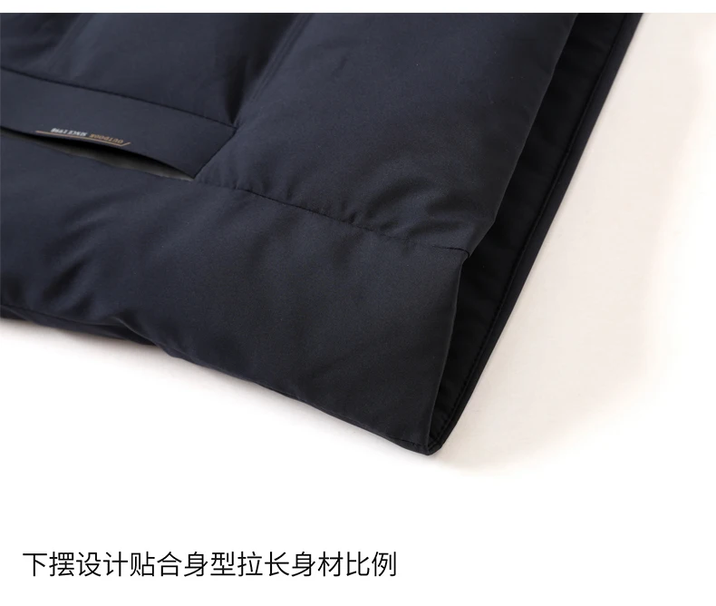 Men's Outdoor Winter Coat Parkas Middle-aged and Elderly Padded Men's Down Warm Padded Jacket Winter Removable Hooded Parkas