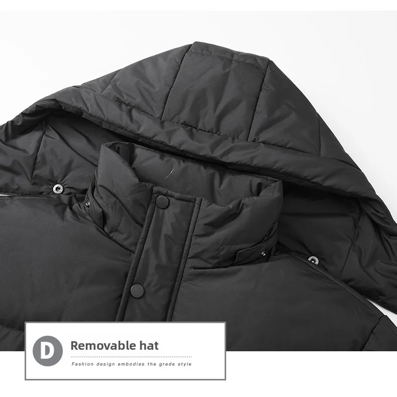 Winter Outdoor Sports Leisure Windproof Breathable Warm Cotton Clothing Comfortable Fashionable Trendy Men's Hooded Jacket