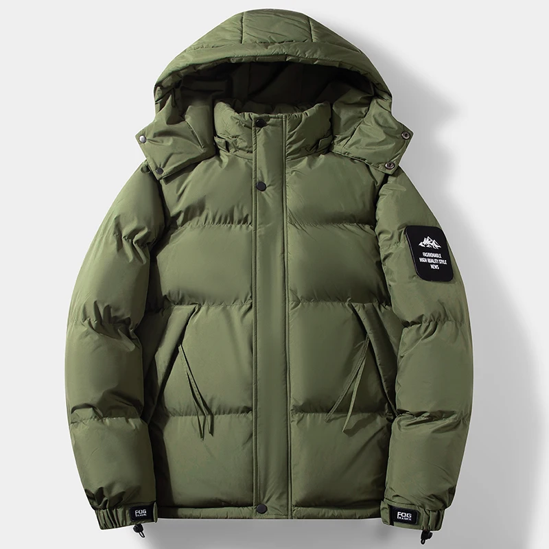 Winter Outdoor Sports Leisure Windproof Breathable Warm Cotton Clothing Comfortable Fashionable Trendy Men's Hooded Jacket