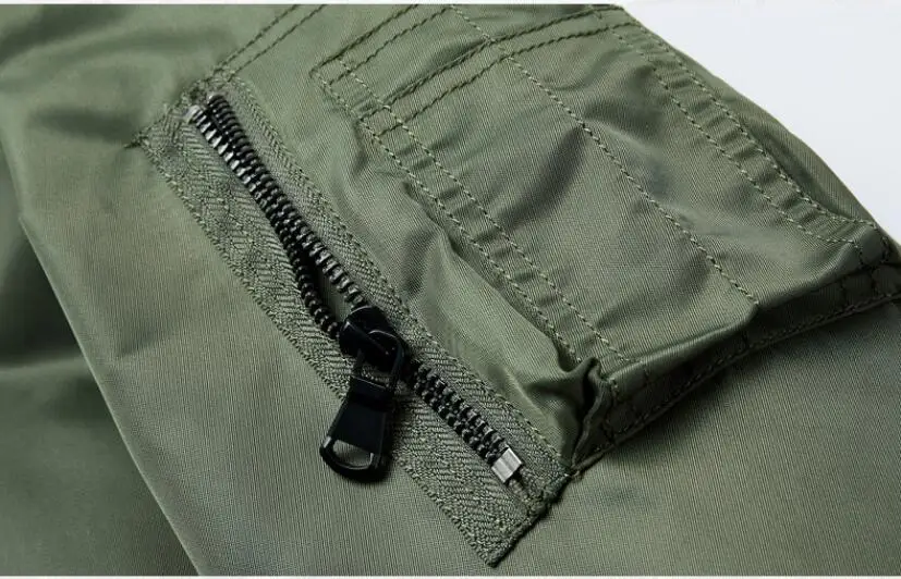 Men's Winter Warm Flight Bomber Parkas With Fur Collar Cotton Padded Thick Thermal Overcoat Pilot Jacket