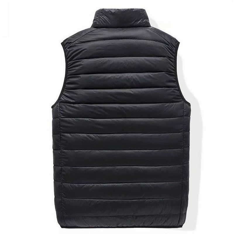 Animal Game Outdoor Men's Casual Vest Jacket Lightweight Sleeveless Zipper Coat Warm Outerwear Down Vest with Pockets Work Coats