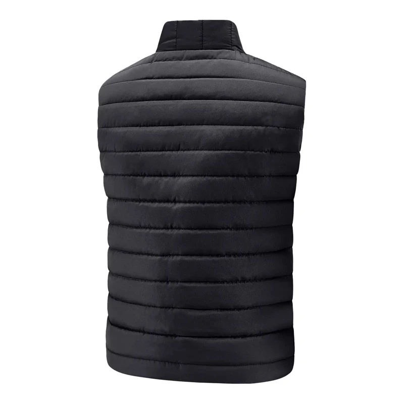 Animal Game Outdoor Men's Casual Vest Jacket Lightweight Sleeveless Zipper Coat Warm Outerwear Down Vest with Pockets Work Coats