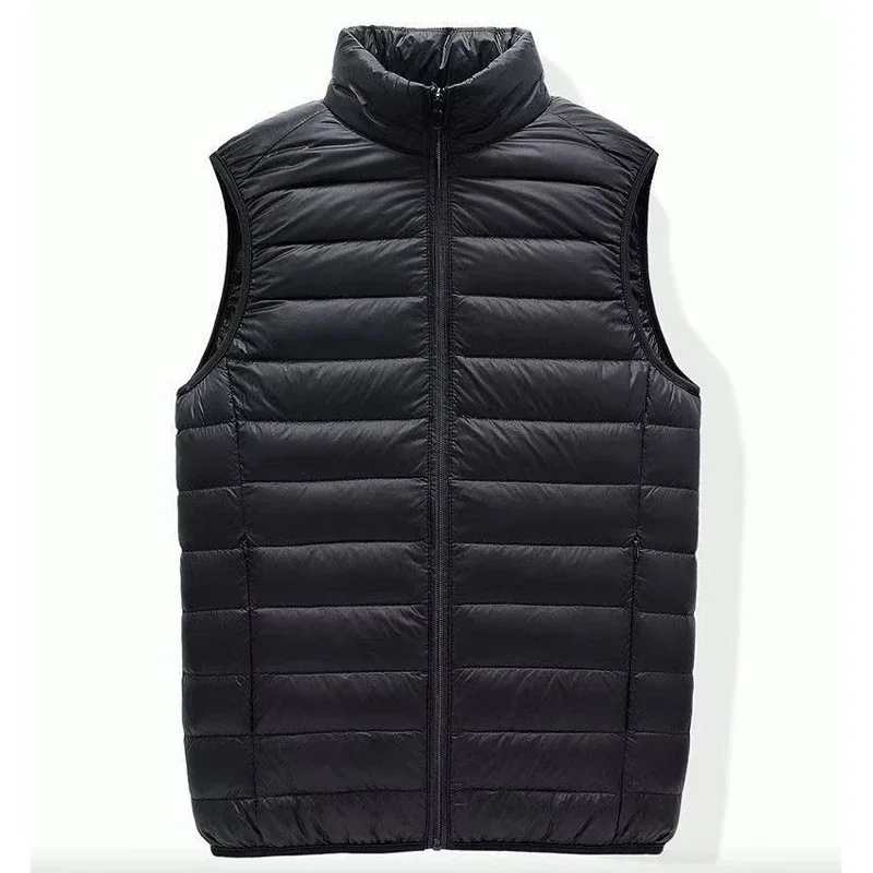 Animal Game Outdoor Men's Casual Vest Jacket Lightweight Sleeveless Zipper Coat Warm Outerwear Down Vest with Pockets Work Coats