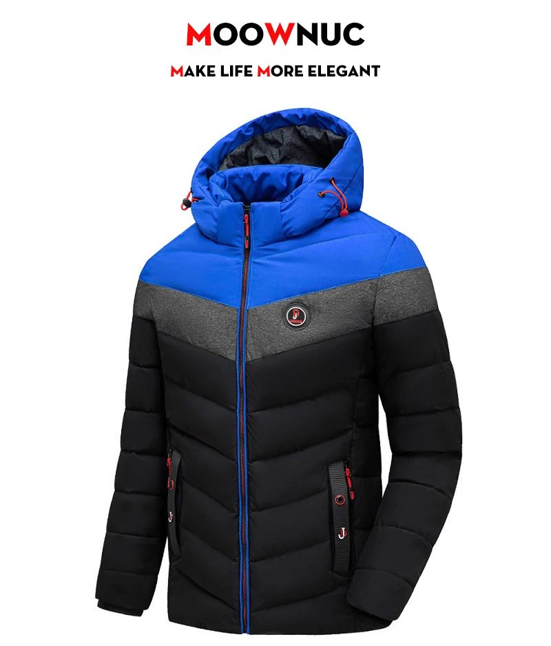 Men's Fashion Windbreaker Winter Parka Male Jacket Overcoat Autumn Coat Windproof Streetwear Casual Warm Hombre New Outdoors