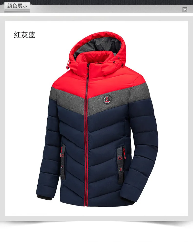 Men's Fashion Windbreaker Winter Parka Male Jacket Overcoat Autumn Coat Windproof Streetwear Casual Warm Hombre New Outdoors