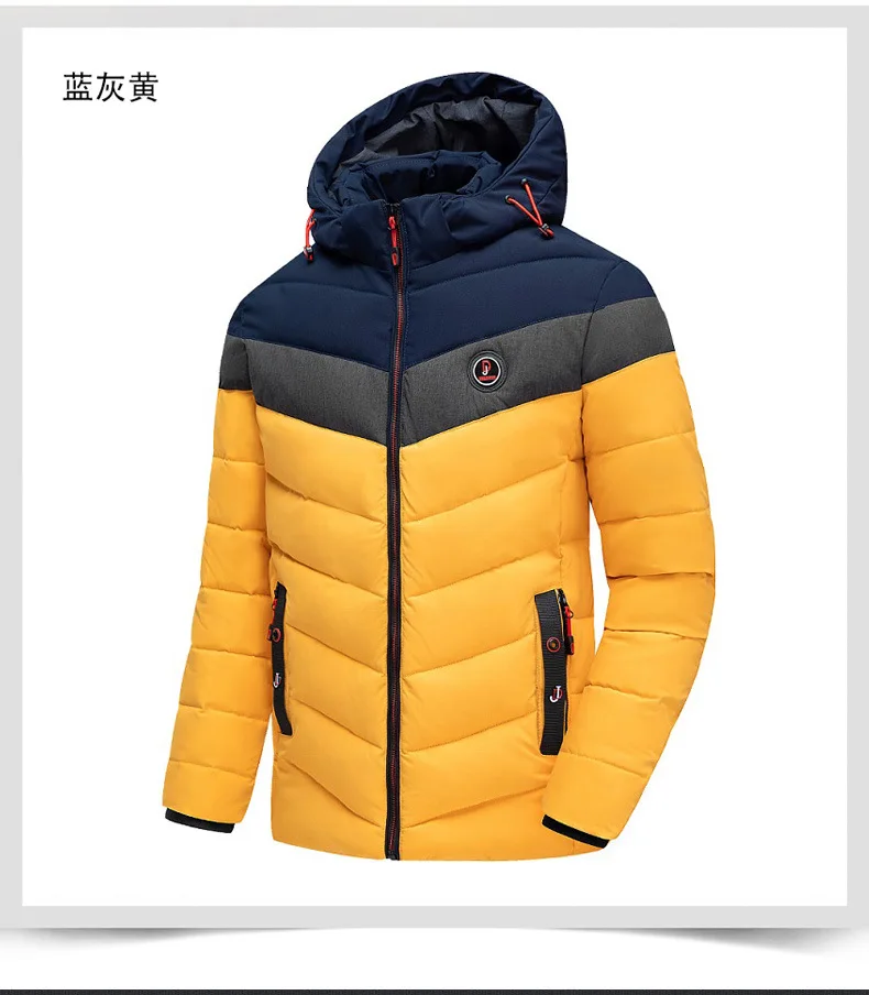 Men's Fashion Windbreaker Winter Parka Male Jacket Overcoat Autumn Coat Windproof Streetwear Casual Warm Hombre New Outdoors