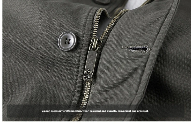 Cold Weather Outdoor Thickened Windproof Warm Men's Cotton Padded Jacket Hooded Streetwear Fashion Casual Parka Winter Coat