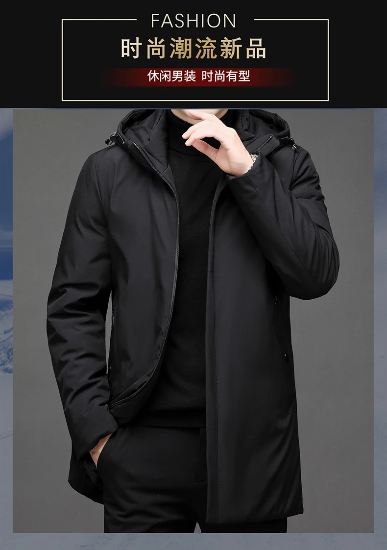 2026 new arrival winter jacket fashion Parka coat men thick warm mens classic windproof male mens fashion Parkas full size M-4XL