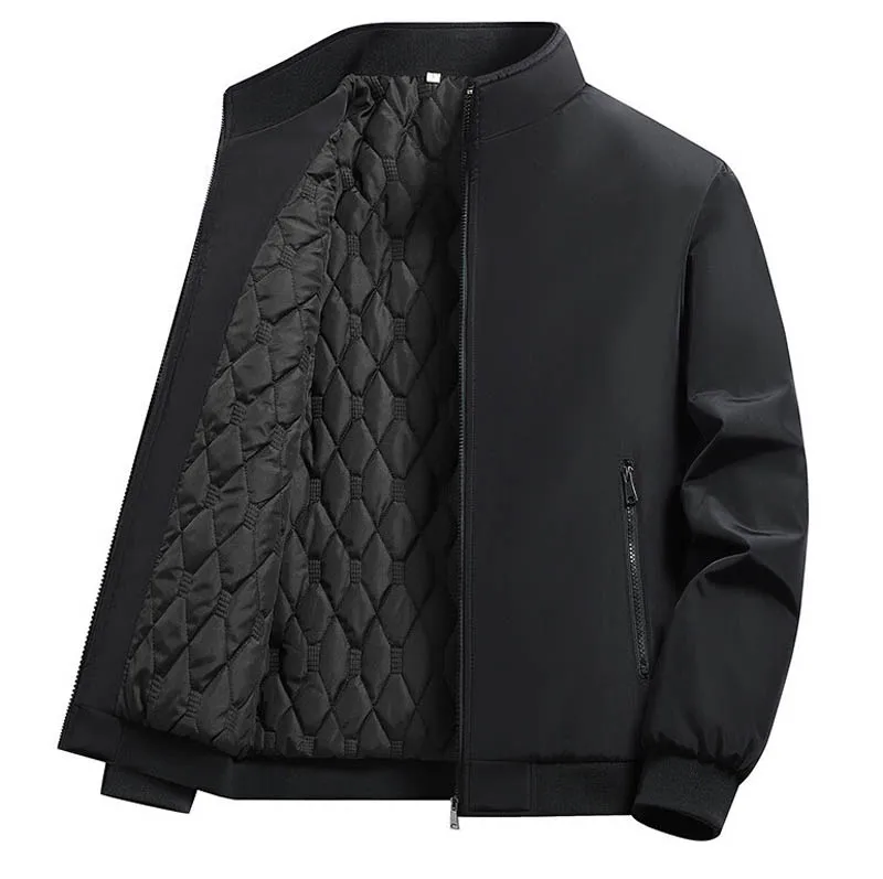 Men Windbreaker Streetwear Winter Fleece Jackets Plus Size 6XL 7XL 8XL Thicken Warm Varsity Jacket Coat For Men Parkas Overcoats