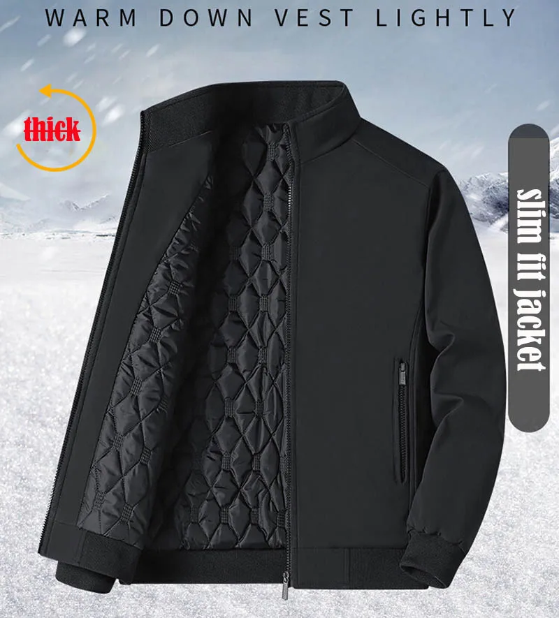 Men Windbreaker Streetwear Winter Fleece Jackets Plus Size 6XL 7XL 8XL Thicken Warm Varsity Jacket Coat For Men Parkas Overcoats