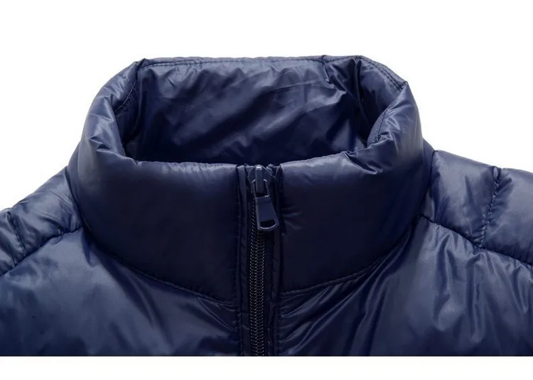 2026 Royal Blue Hooded Parkas Men's Zipper Control Winter Jacket Fashion Hot Sale Jaqueta Plus Size S-5XL Lightweight Warm Coats