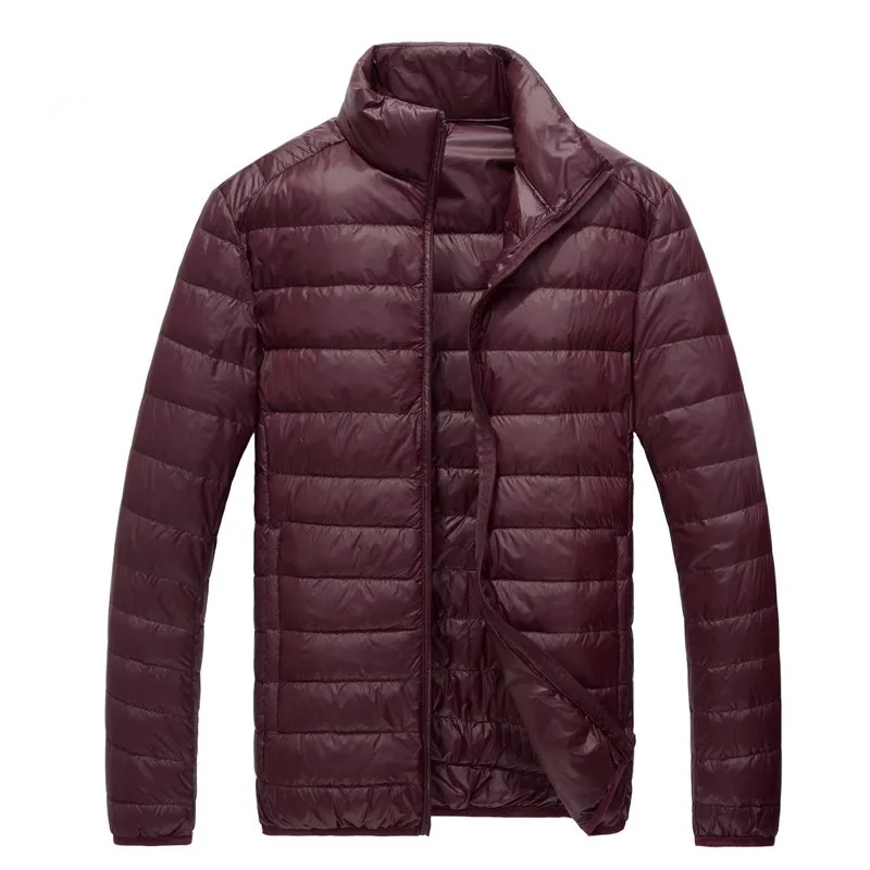 2026 Royal Blue Hooded Parkas Men's Zipper Control Winter Jacket Fashion Hot Sale Jaqueta Plus Size S-5XL Lightweight Warm Coats
