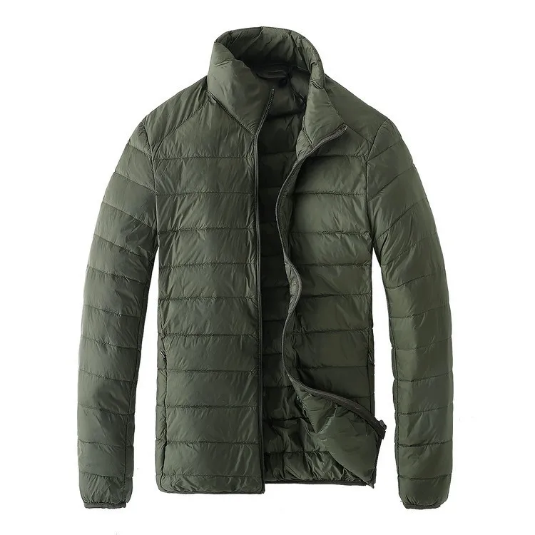 2026 Royal Blue Hooded Parkas Men's Zipper Control Winter Jacket Fashion Hot Sale Jaqueta Plus Size S-5XL Lightweight Warm Coats